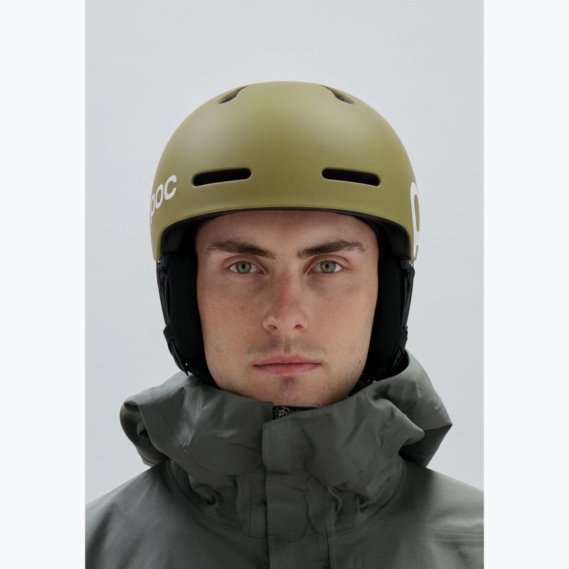 Ski helmet POC Fornix BC olivine green matt 5