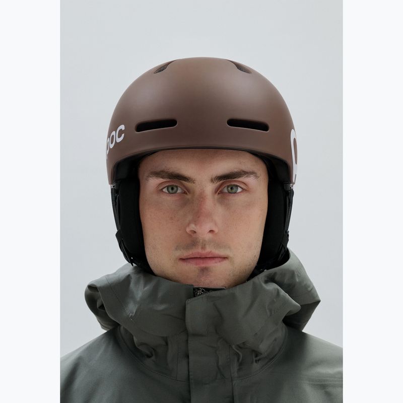 Ski helmet POC Fornix BC bronzite brown matt 5