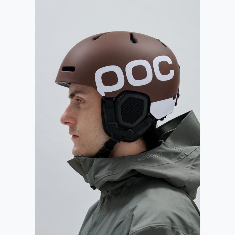Ski helmet POC Fornix BC bronzite brown matt 6
