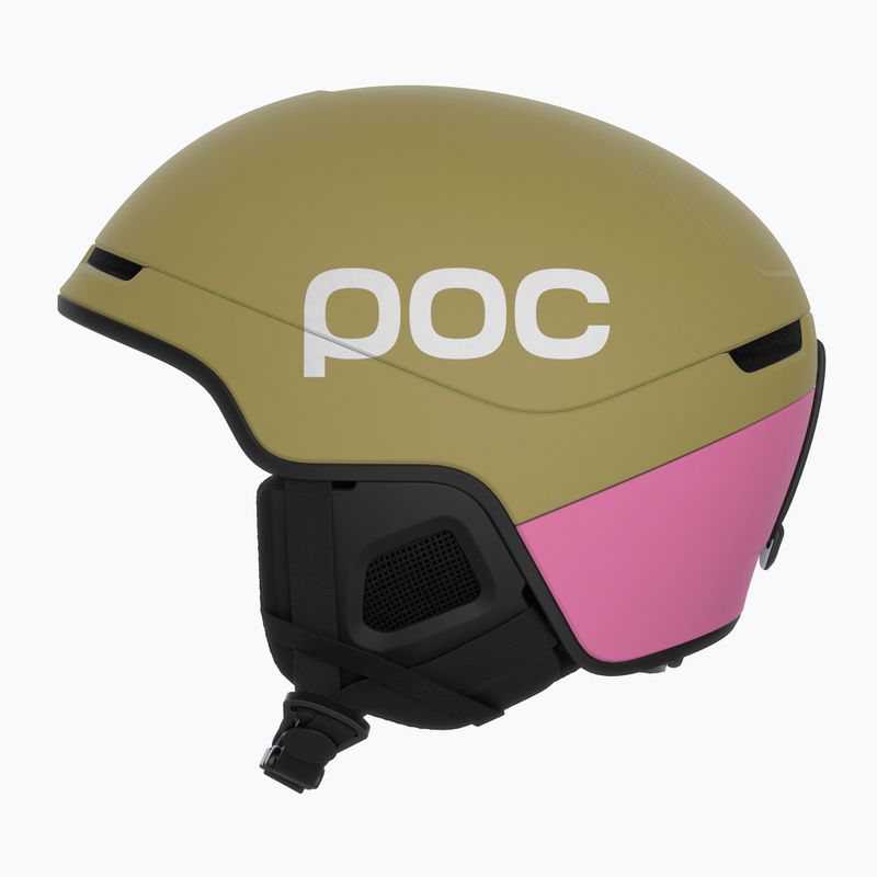 Ski helmet POC Obex Contour olivine green matt/thulite pink matt 2