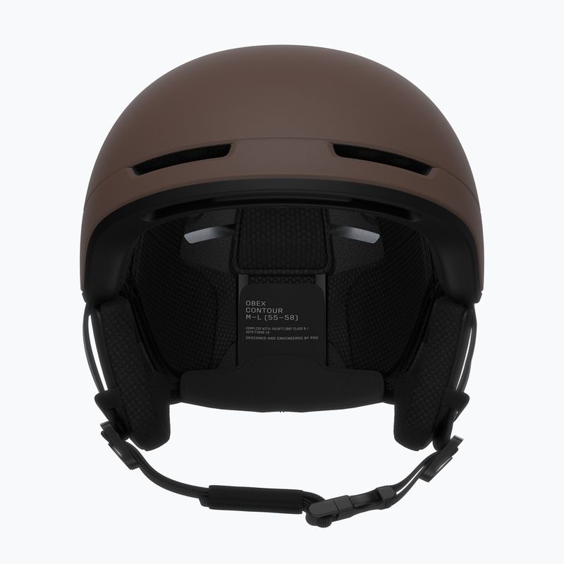 Ski helmet POC Obex Contour bronzite brown matt/lazurite blue matt 3