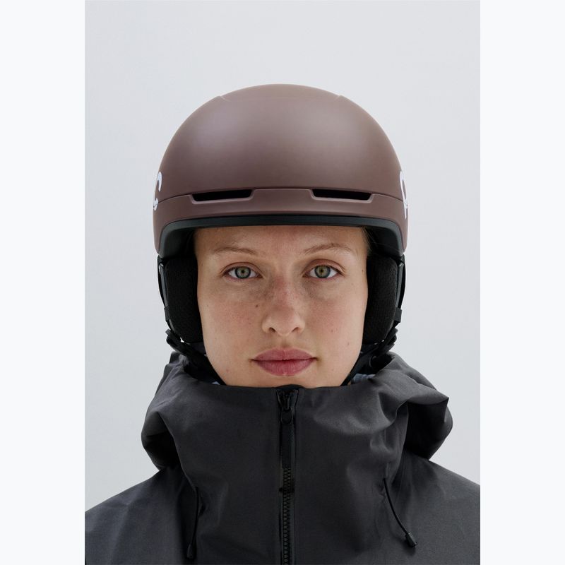 Ski helmet POC Obex Contour bronzite brown matt/lazurite blue matt 6