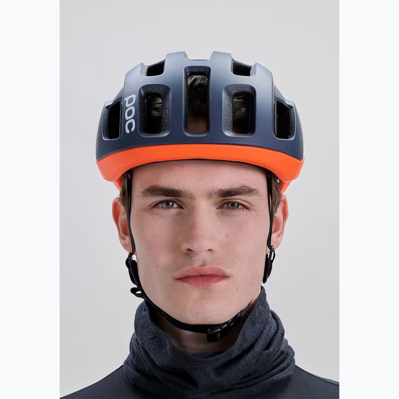 Bike helmet POC Ventral Air Mips apatite navy matt/orange matt/hydrogen white matt 5