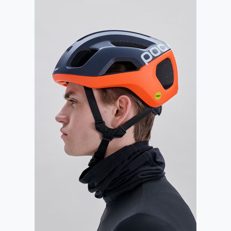 Bike helmet POC Ventral Air Mips apatite navy matt/orange matt/hydrogen white matt 6