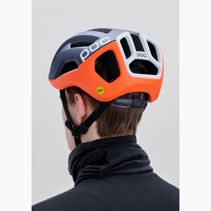Bike helmet POC Ventral Air Mips apatite navy matt/orange matt/hydrogen white matt 7