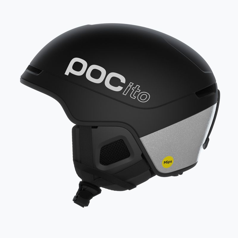 Children's ski helmet POC Pocito Obex MIPS Jr uranium black matt 2