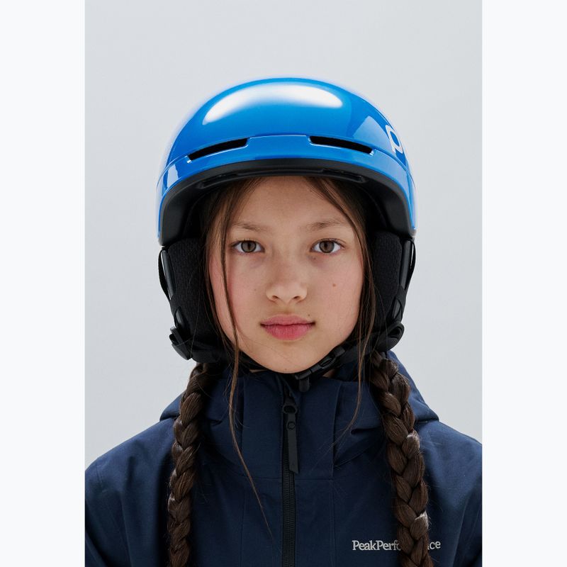 Children's ski helmet POC Pocito Obex MIPS Jr fluorescent blue 6