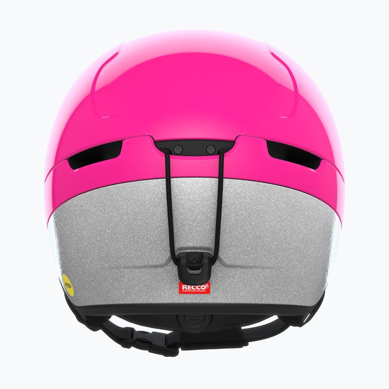 Children's ski helmet POC Pocito Obex MIPS Jr fluorescent pink 4