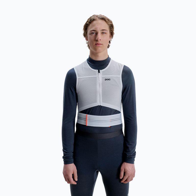 Back guard POC VPD Max Race Vest hydrogen white 4