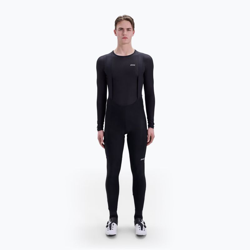 Men's cycling longsleeve POC Layer Mid Jersey uranium black 2