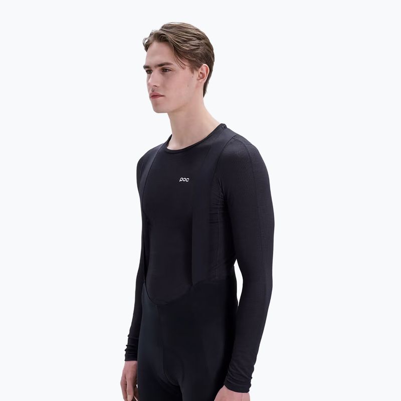 Men's cycling longsleeve POC Layer Mid Jersey uranium black 4