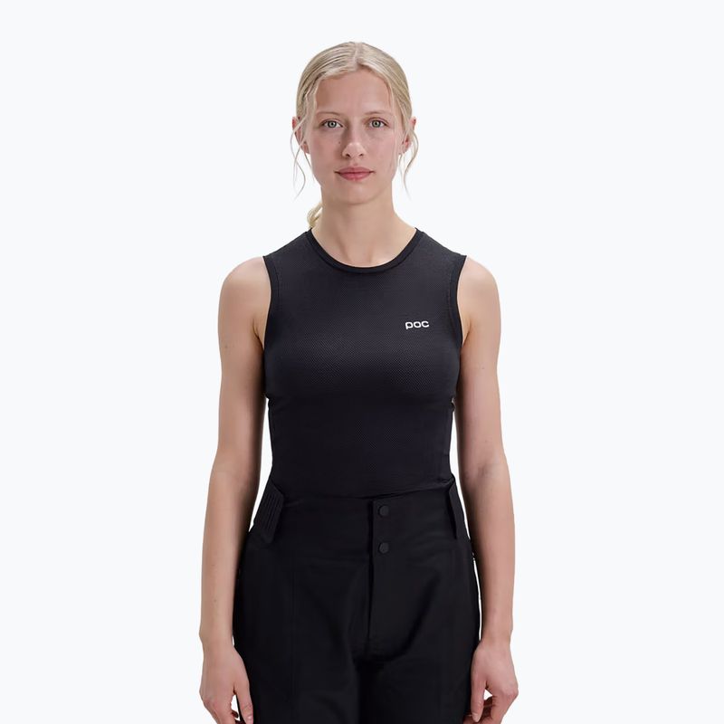 Women's cycling base layer POC Layer Mid uranium black 3