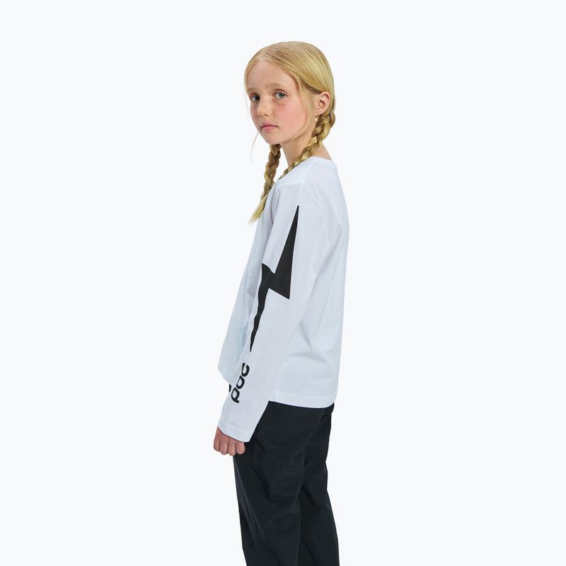 Children's longsleeve POC Tee Jr hydrogen white 2