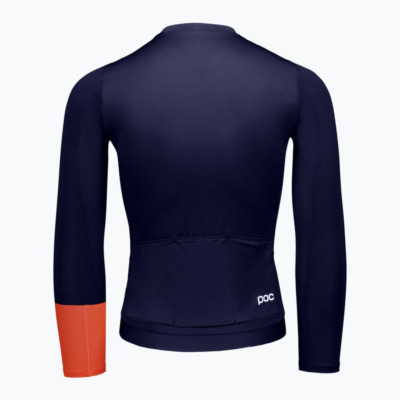 Men's cycling longsleeve POC Cadence Jersey apatite navy 2