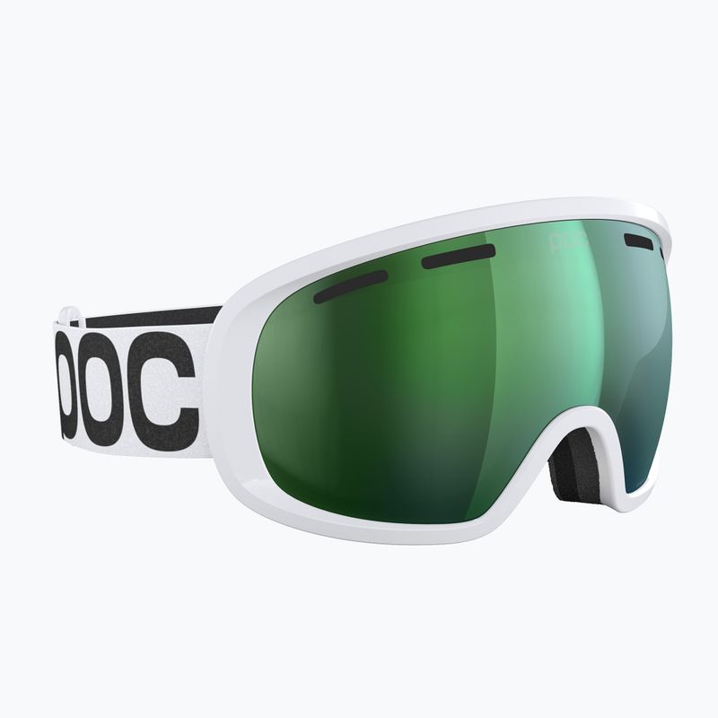 Ski goggles POC Fovea hydrogen white/partly sunny green 2
