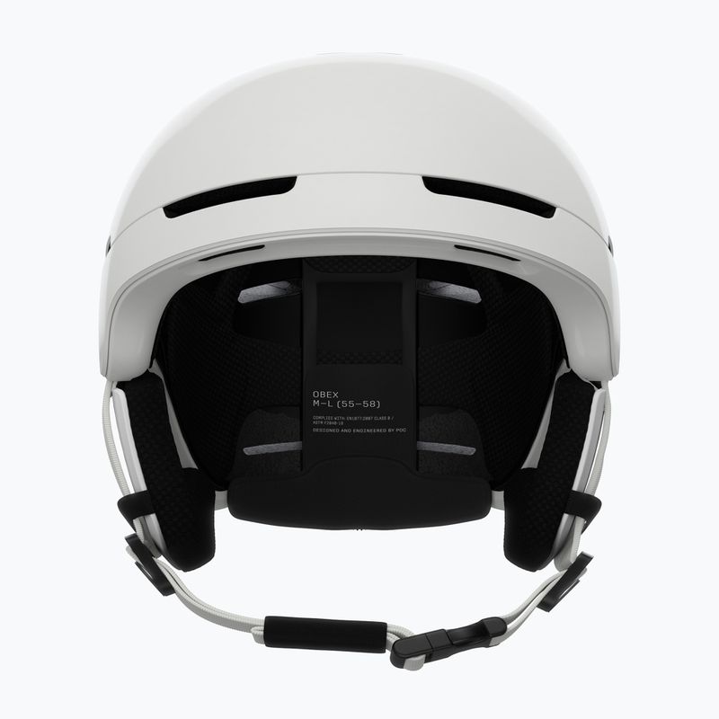 Ski helmet POC Obex MIPS hydrogen white/fluorescent orange 3