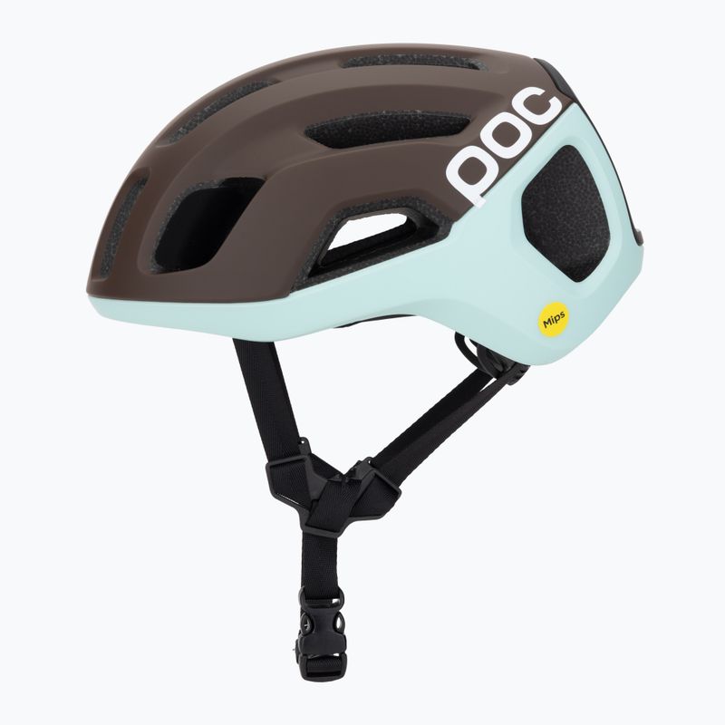 Bike helmet POC Ventral Air MIPS bronzite brown matt/lazurite blue matt 3