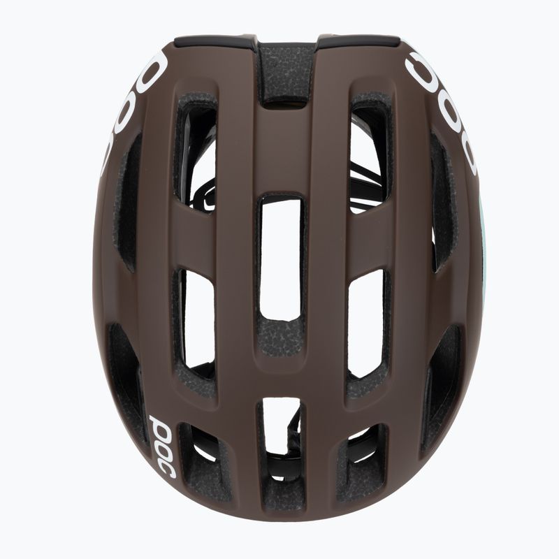 Bike helmet POC Ventral Air MIPS bronzite brown matt/lazurite blue matt 6