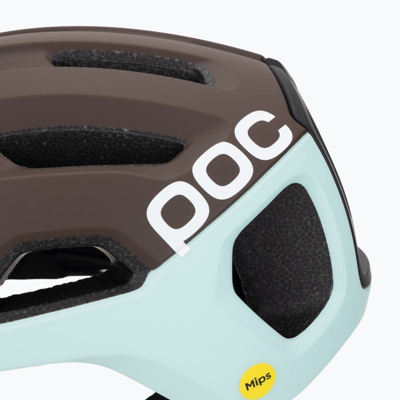 Bike helmet POC Ventral Air MIPS bronzite brown matt/lazurite blue matt 7