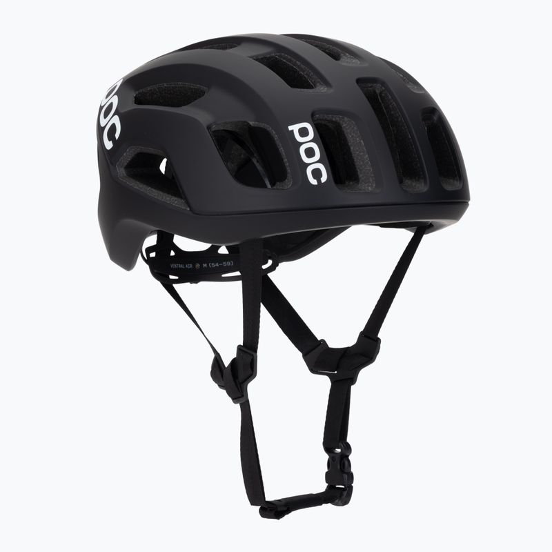 Bike helmet POC Ventral Air MIPS uranium black matt/hydrogen white w. logo