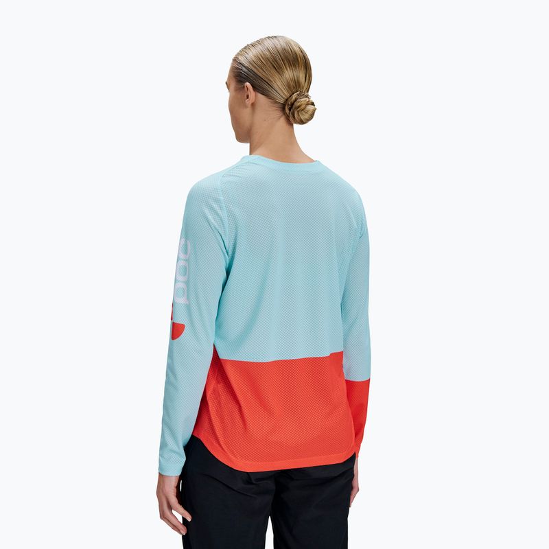 Women's cycling longsleeve POC Motion Air lazurite blue/carnelian range 2