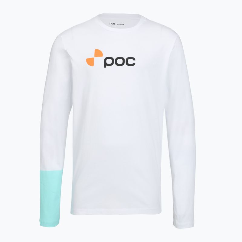 Longsleeve POC Tee hydrogen white/lazurite blue 3