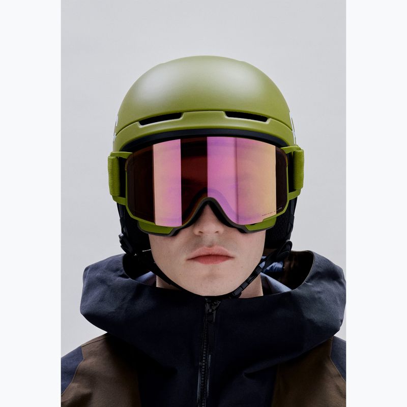 Ski goggles POC Nexal olivine green/partly sunny rose gold 5