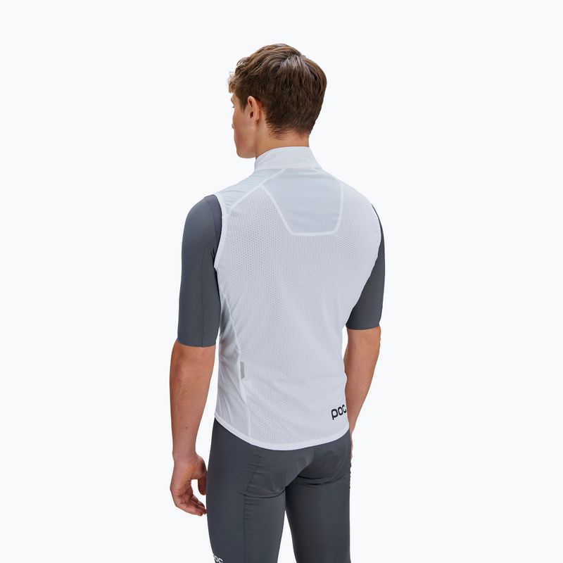 Men's cycling vest POC Enthral hydrogen white 2