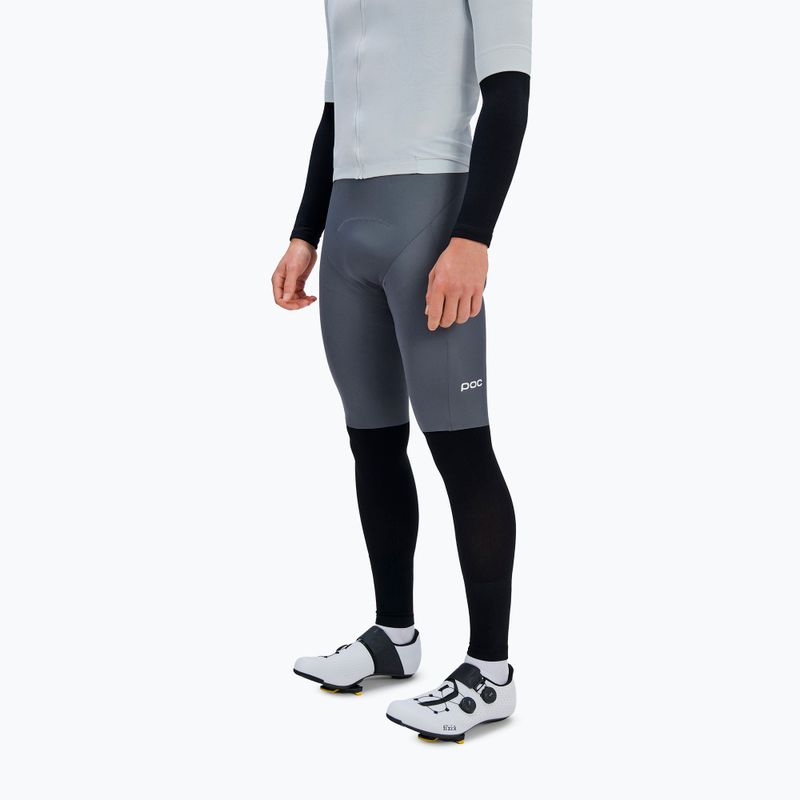 Cycling leg sleeves POC Cadence Leg Warmer uranium black 5