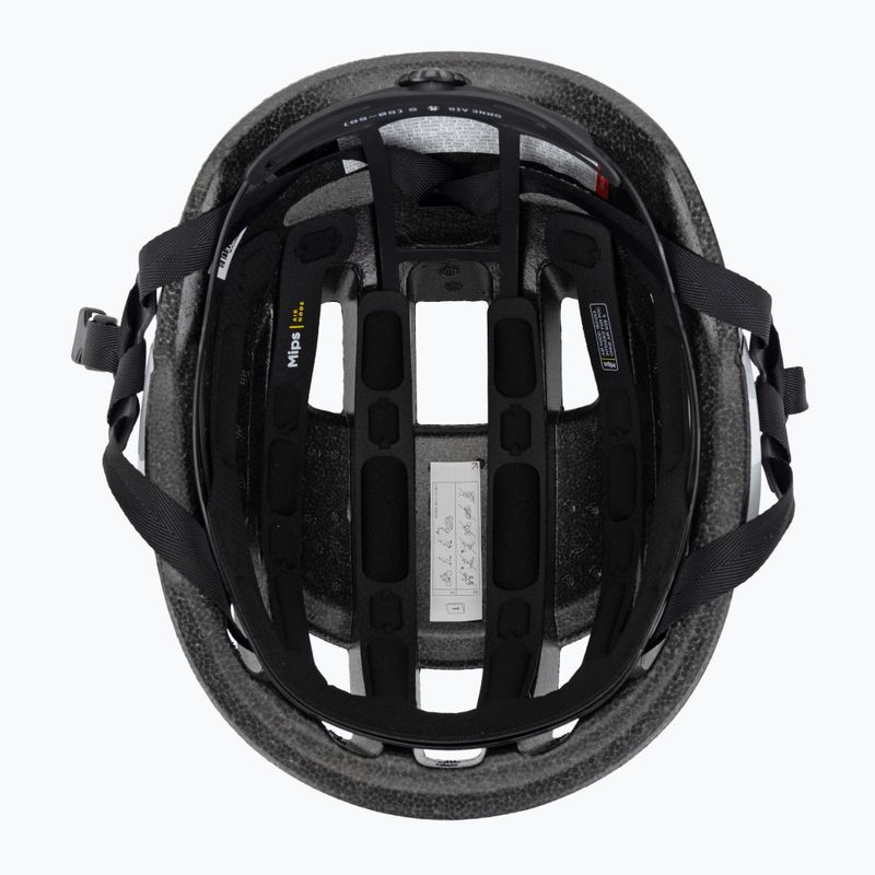 Bike helmet POC Omne Air MIPS hydrogen white/uranium black matt w. logo 5