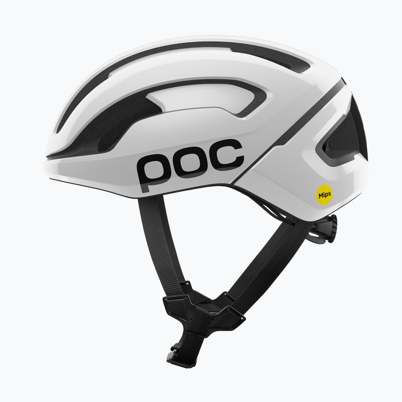 Bike helmet POC Omne Air MIPS hydrogen white/uranium black matt w. logo 2
