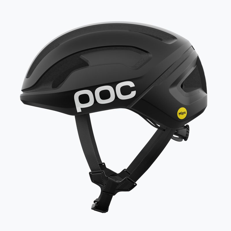 Bike helmet POC Omne Air MIPS uranium black matt/hydrogen white w. logo 2