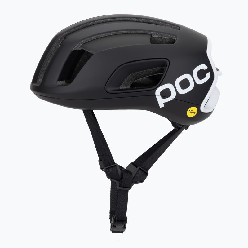 Bike helmet POC Cytal uranium black matt/hydrogen white w. logo 3