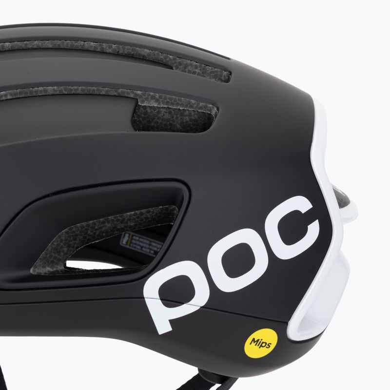 Bike helmet POC Cytal uranium black matt/hydrogen white w. logo 7