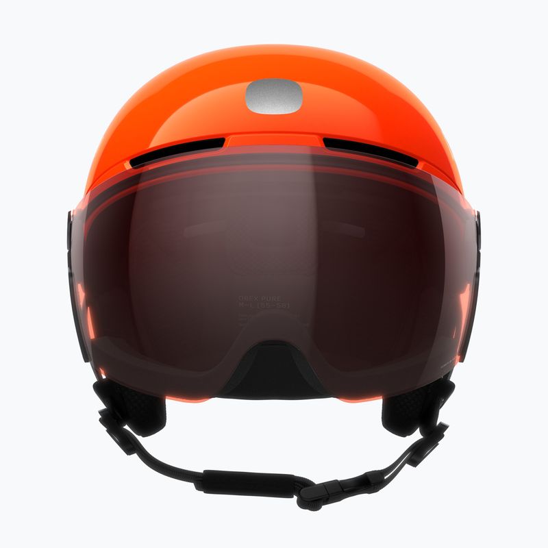 Children's ski helmet POC POCito Obex Visor S2 Jr fluo orange/clarity pocito/partly sunny/lt orange 3