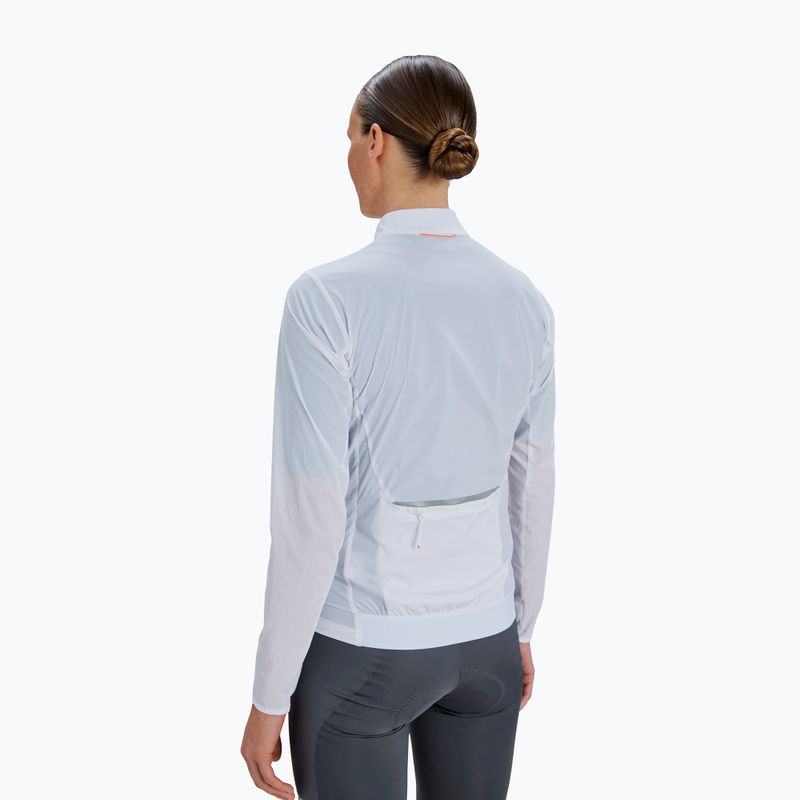 Women's cycling jacket POC Essential Splash W hydrogen white 2