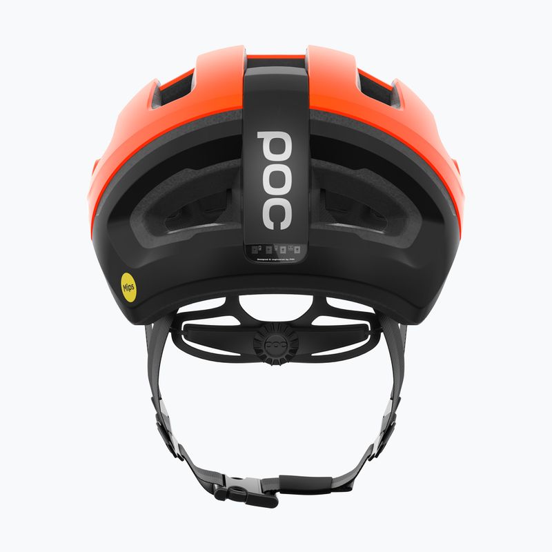 Bike helmet POC Omne Beacon MIPS fluorescent orange matt/uranium black matt 4