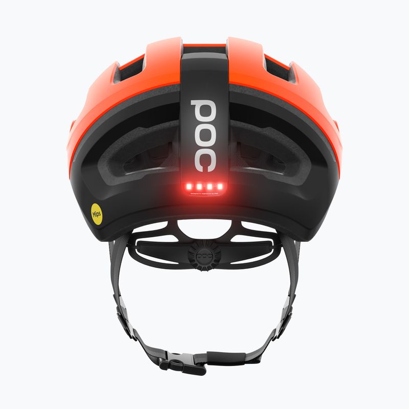 Bike helmet POC Omne Beacon MIPS fluorescent orange matt/uranium black matt 5