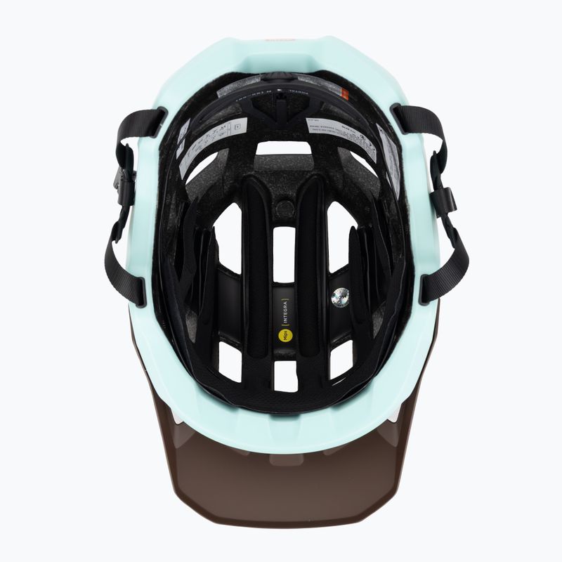 Bike helmet POC Kortal Race MIPS bronzite brown matt/lazurite blue matt 5