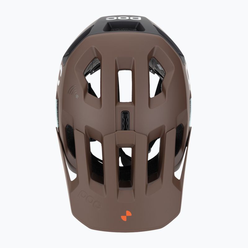 Bike helmet POC Kortal Race MIPS bronzite brown matt/lazurite blue matt 6