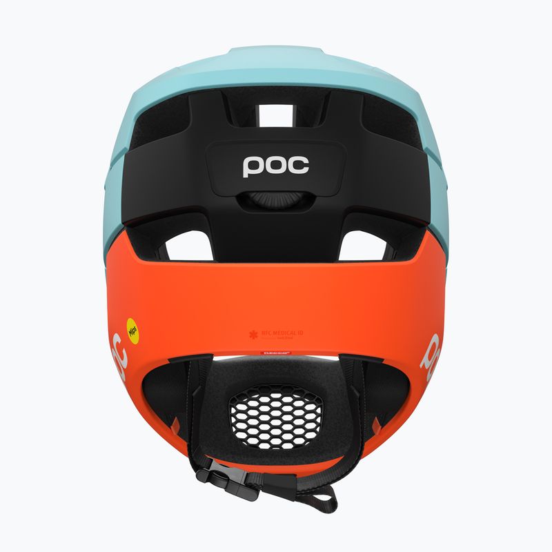 Bike helmet POC Otocon Race MIPS indicolite blue matt/carnelian orange matt 4