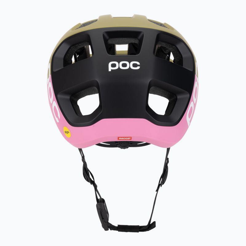 Bike helmet POC Cularis olivine green matt/thulite pink matt 4