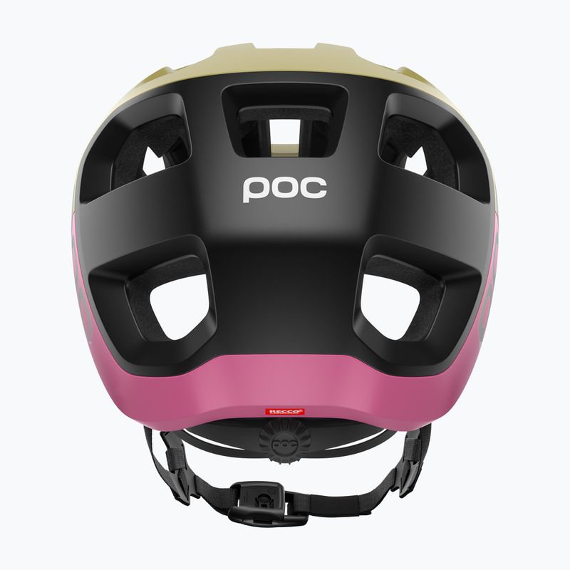 Bike helmet POC Cularis olivine green matt/thulite pink matt 4