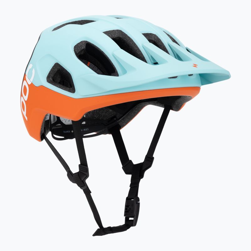 Bike helmet POC Cularis indicolite blue matt/carnelian orange matt