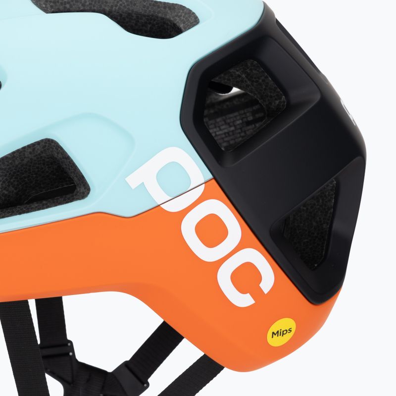 Bike helmet POC Cularis indicolite blue matt/carnelian orange matt 7