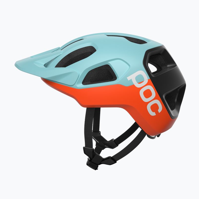 Bike helmet POC Cularis indicolite blue matt/carnelian orange matt 2