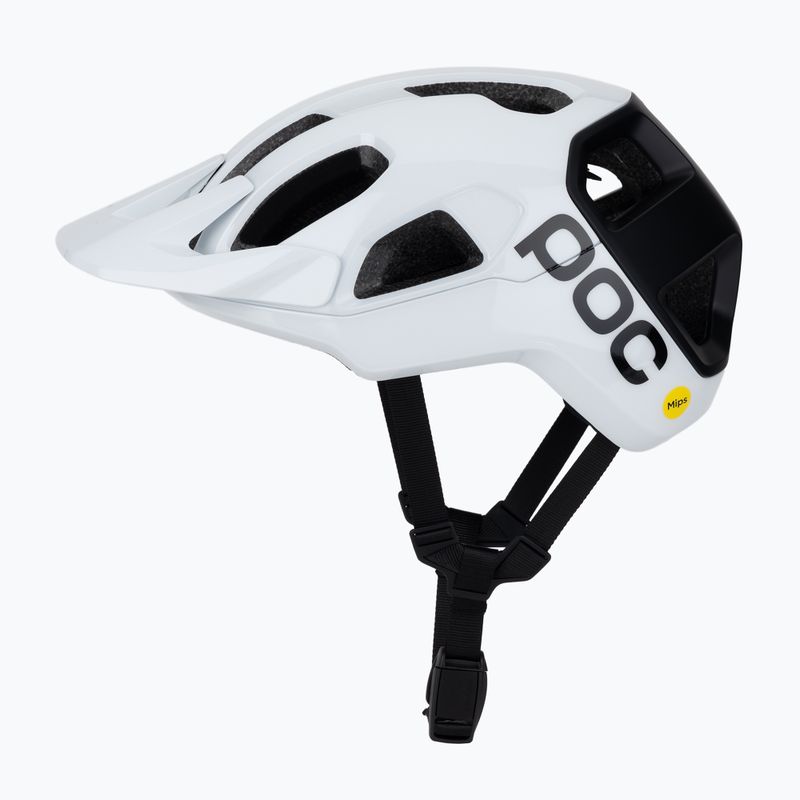 Bike helmet POC Cularis hydrogen white/uranium black matt w. logo 3