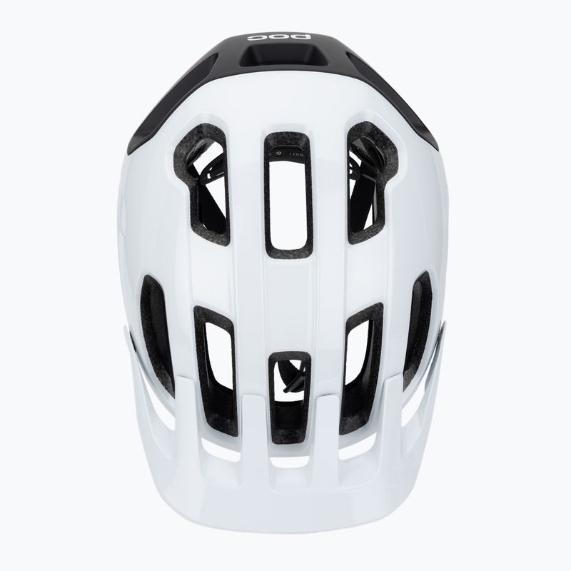 Bike helmet POC Cularis hydrogen white/uranium black matt w. logo 6