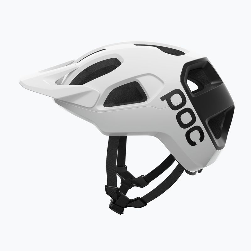 Bike helmet POC Cularis hydrogen white/uranium black matt w. logo 2