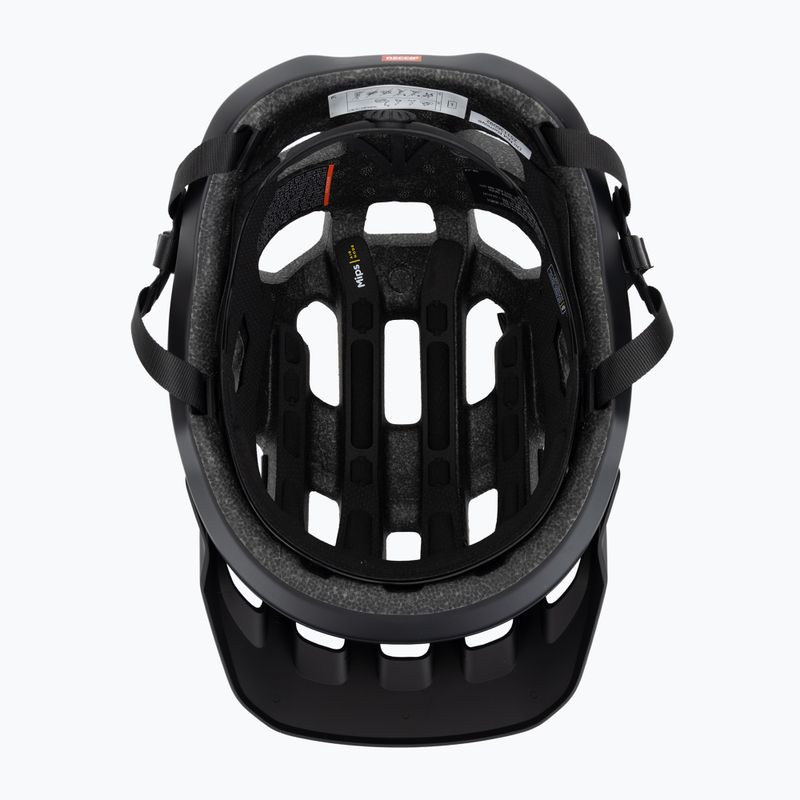 Bike helmet POC Cularis uranium black matt/hydrogen white w. logo 5